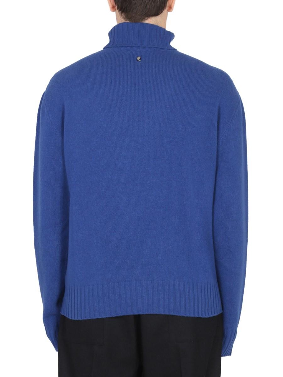 ETRO MAGLIONE DOLCEVITA JACQUARD INTARSIATO