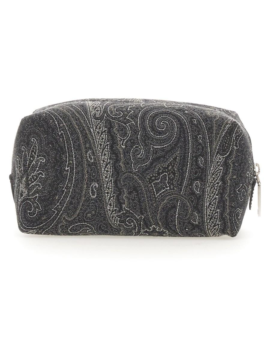 ETRO NECESSARIE CON STAMPA PAISLEY IN COTONE
