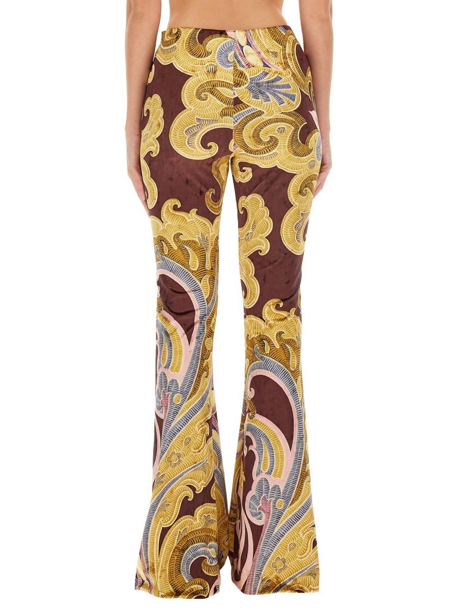 ETRO PANTALONE IN JERSEY STAMPATO