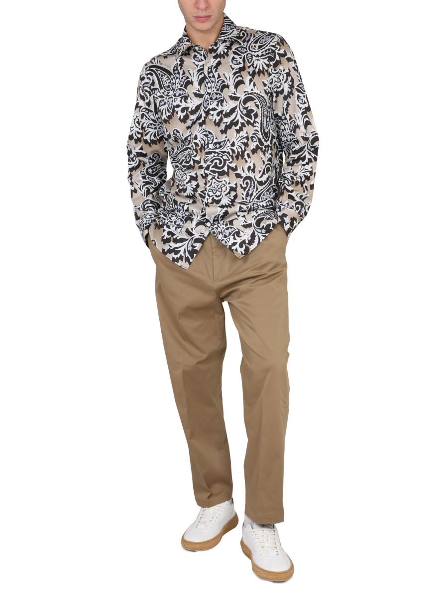 ETRO PANTALONE WORKER IN COTONE