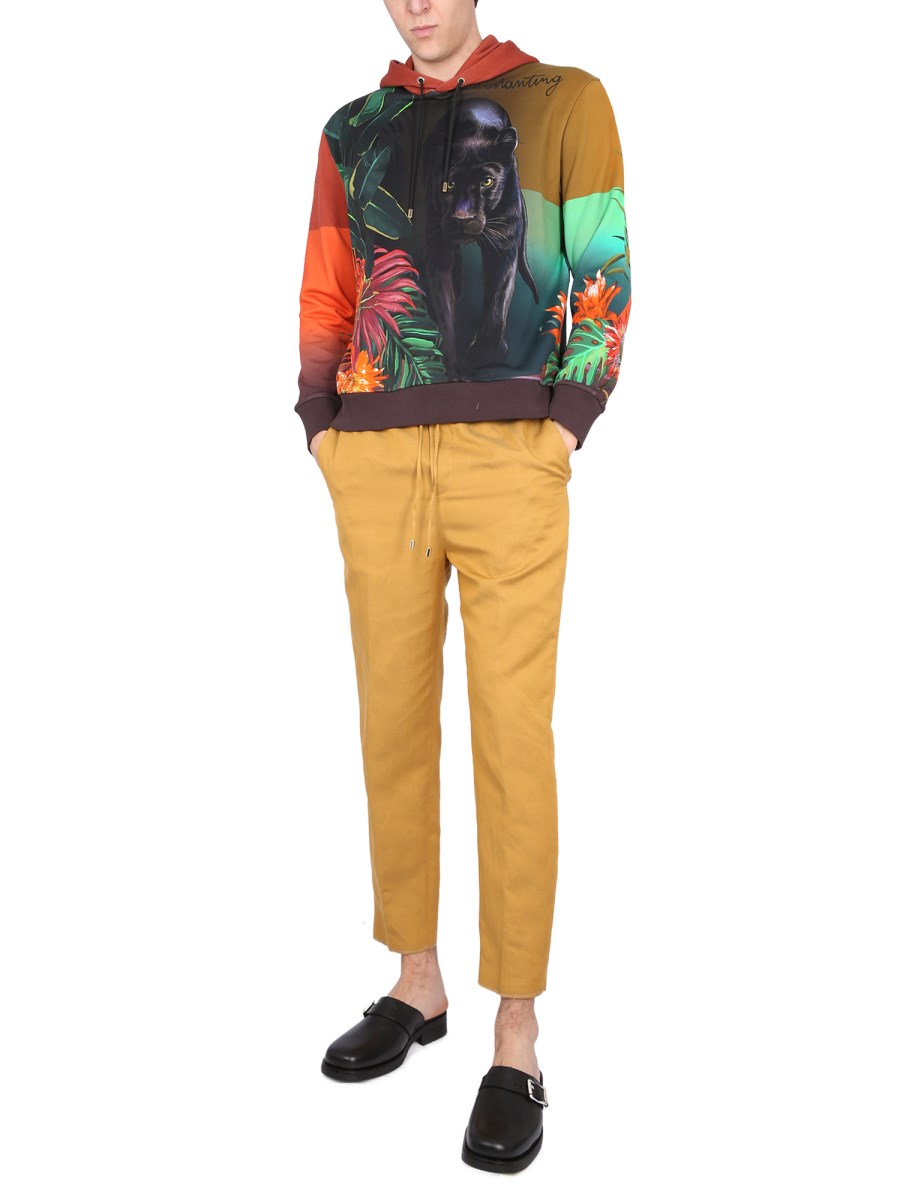 ETRO PANTALONE YORK CON ELASTICO