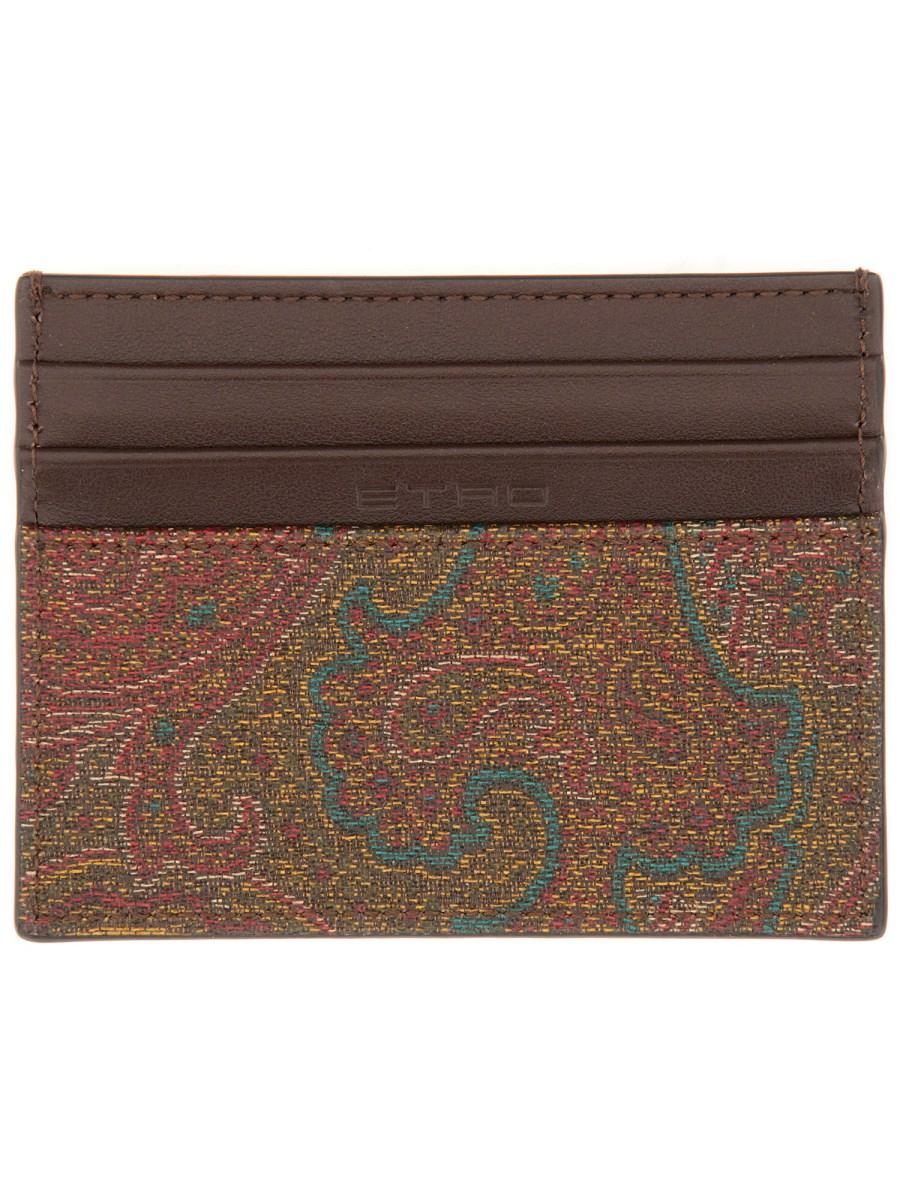 ETRO PORTACARTE PAISLEY CON PEGASO
