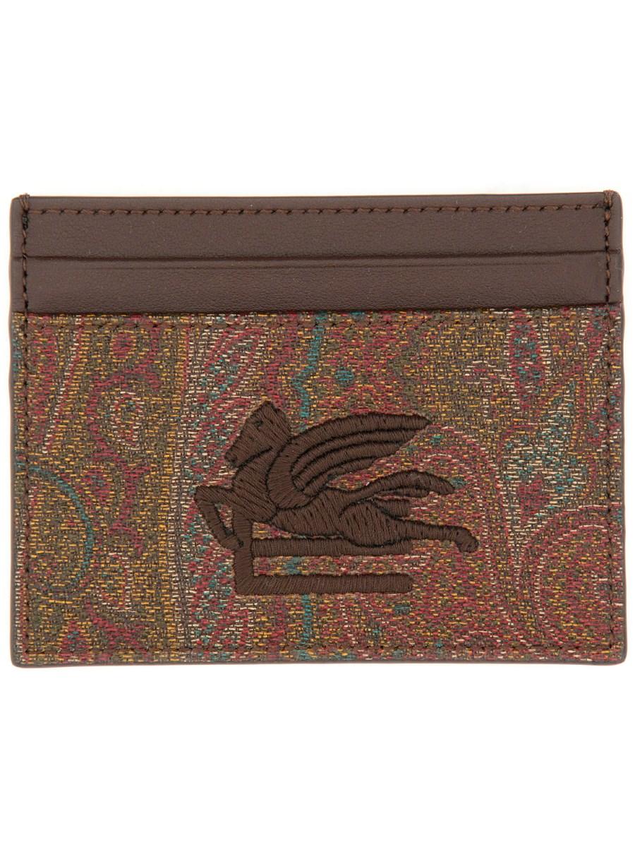 ETRO PORTACARTE PAISLEY CON PEGASO