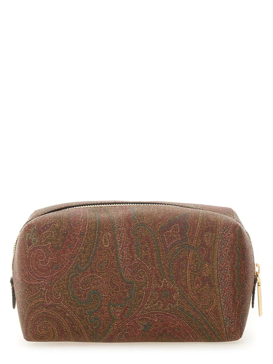 ETRO POUCH PAISLEY CON LOGO PEGASO