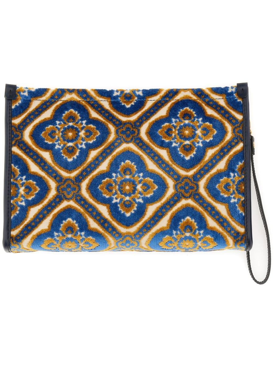 ETRO POUCH PAISLEY LARGE
