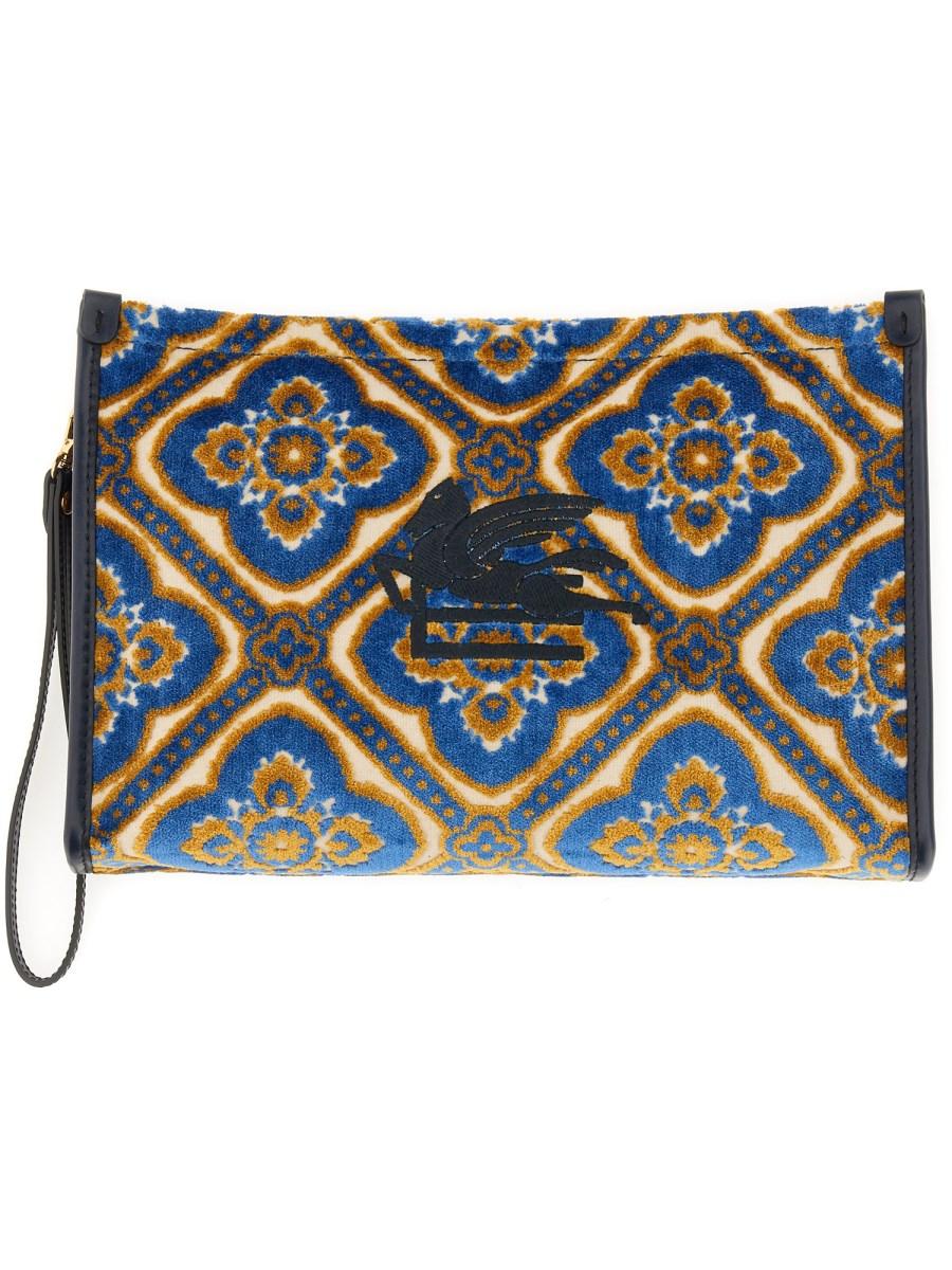 ETRO POUCH PAISLEY LARGE