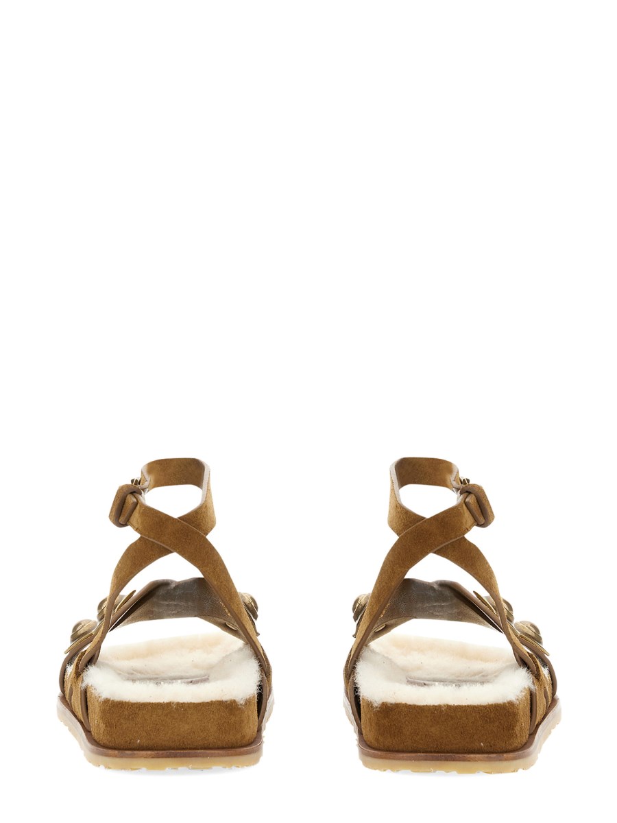 ETRO SANDALO "CROWN ME" CON BORCHIE