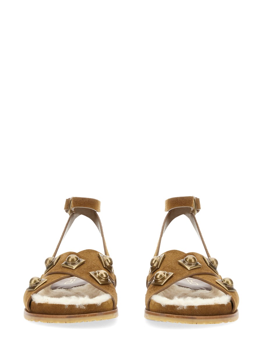 ETRO SANDALO "CROWN ME" CON BORCHIE