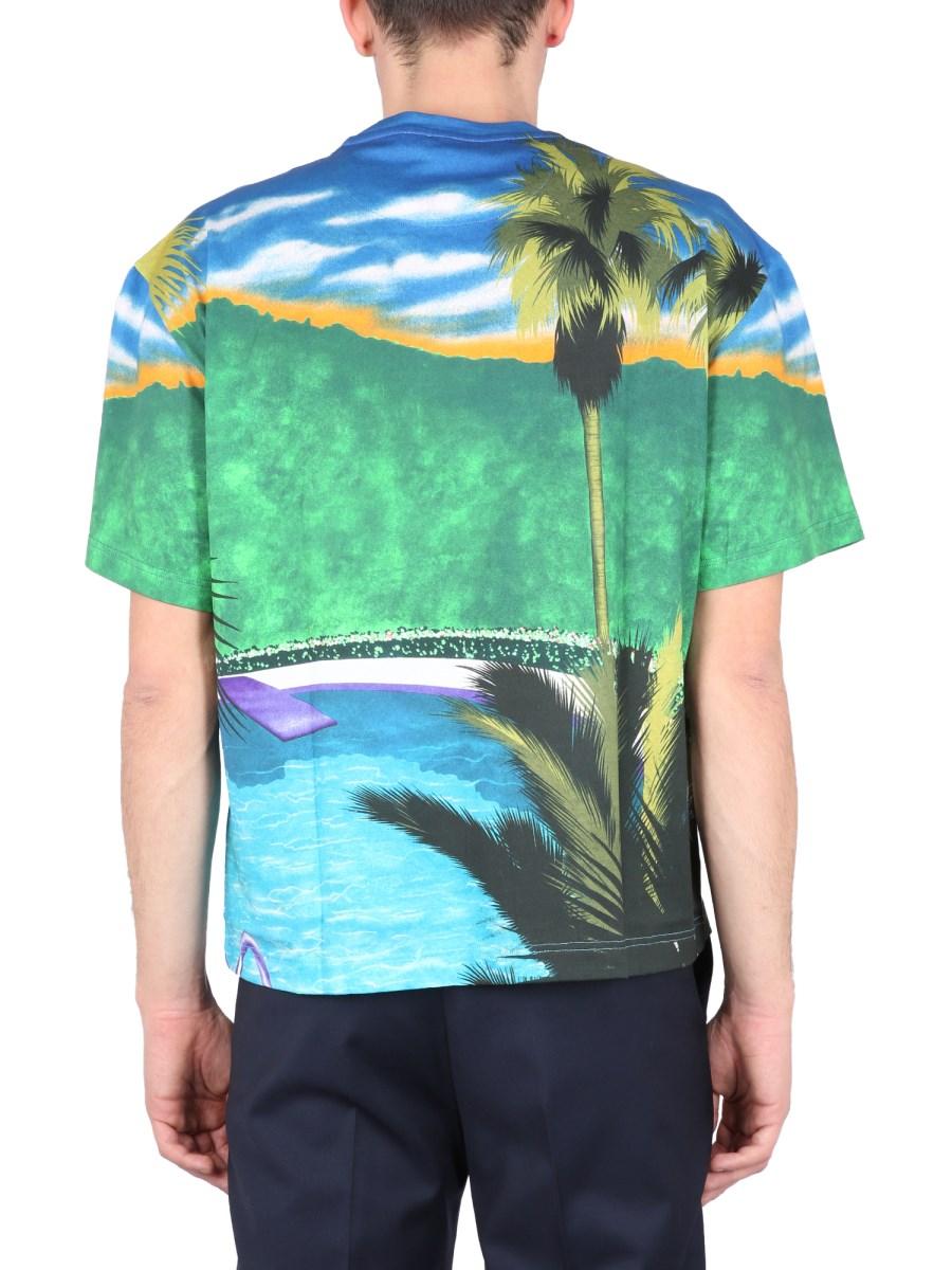 ETRO T-SHIRT CON STAMPA CALIFORNIA