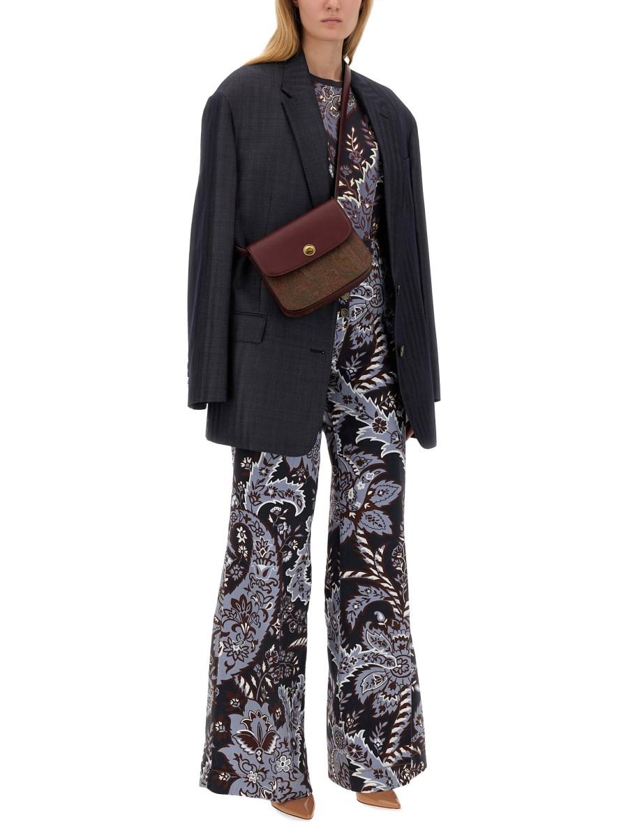 ETRO T-SHIRT PAISLEY IN JERSEY DI COTONE