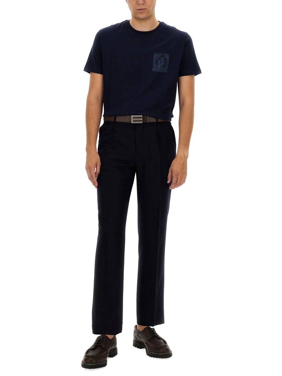 ETRO T-SHIRT ROMA IN JERSEY DI COTONE