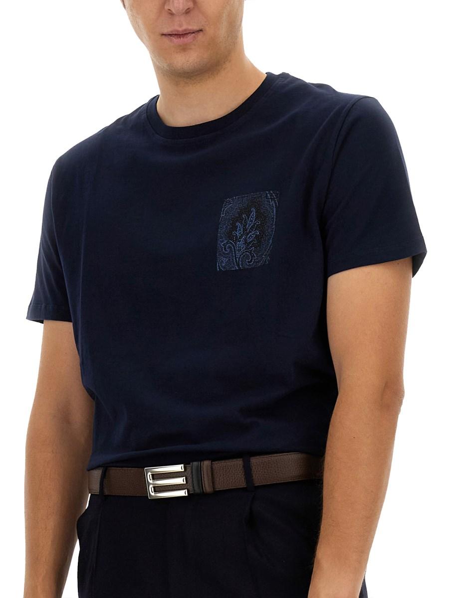 ETRO T-SHIRT ROMA IN JERSEY DI COTONE