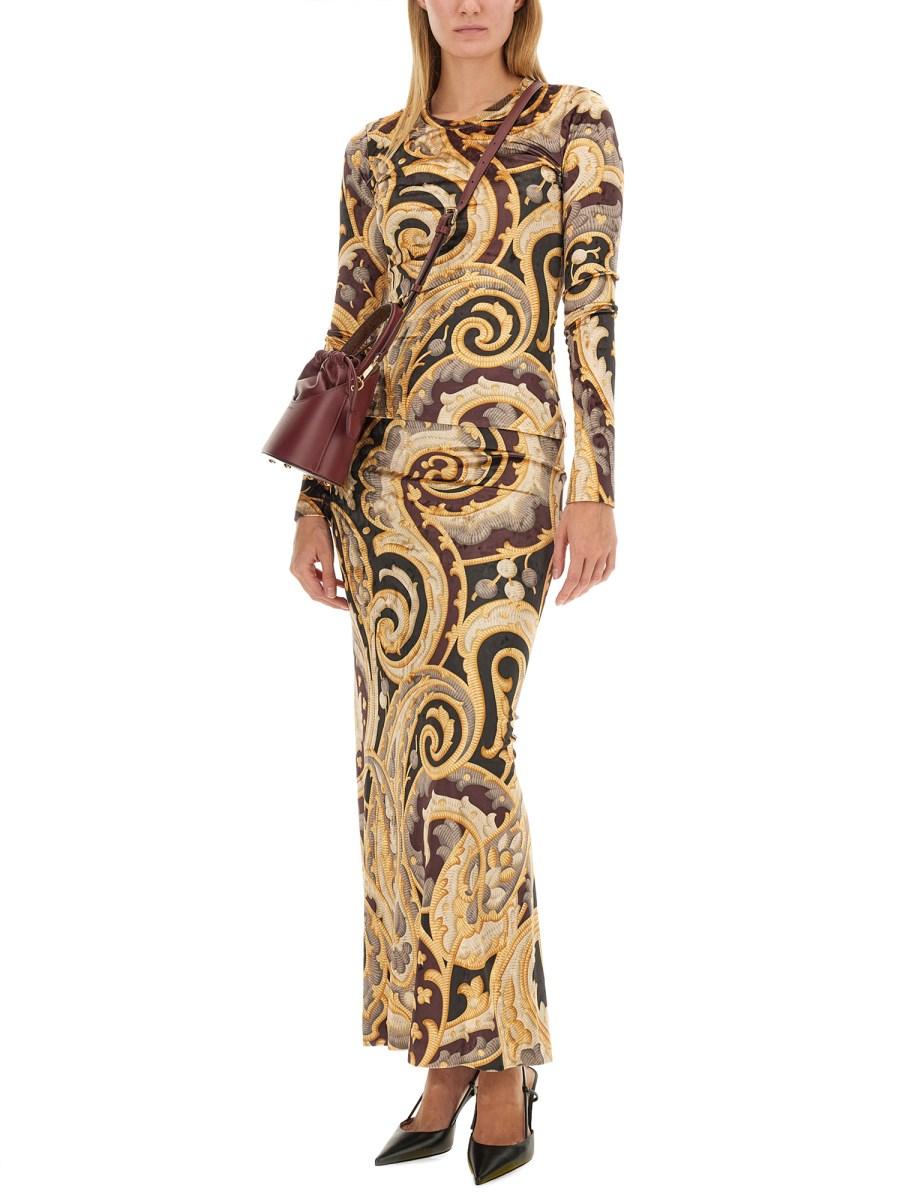 ETRO TOP PAISLEY IN JERSEY