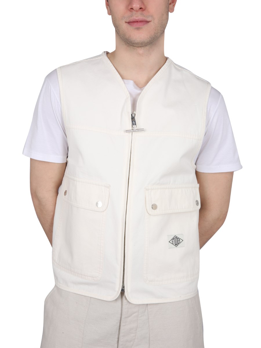 ÉTUDES GILET IN COTONE CON LOGO