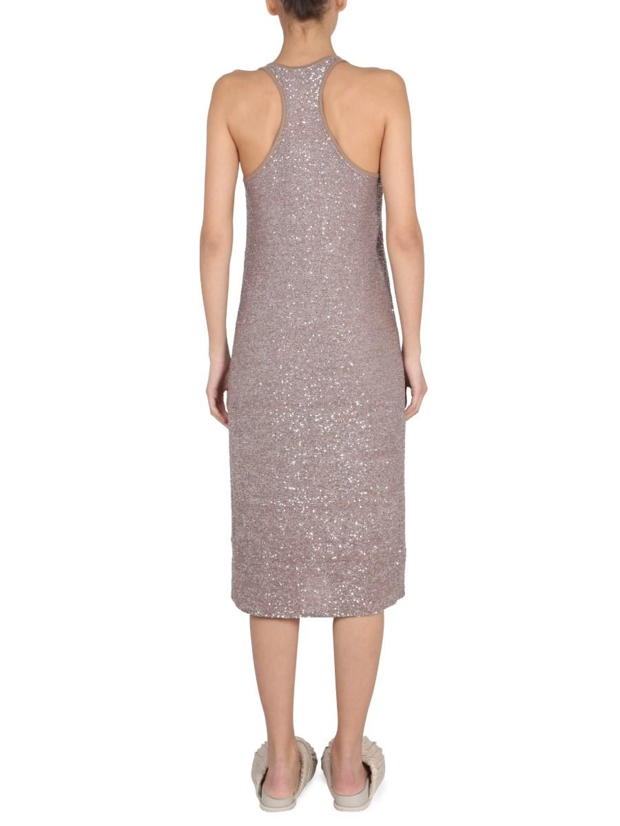 FABIANA FILIPPI ABITO MIDI CON PAILLETTES