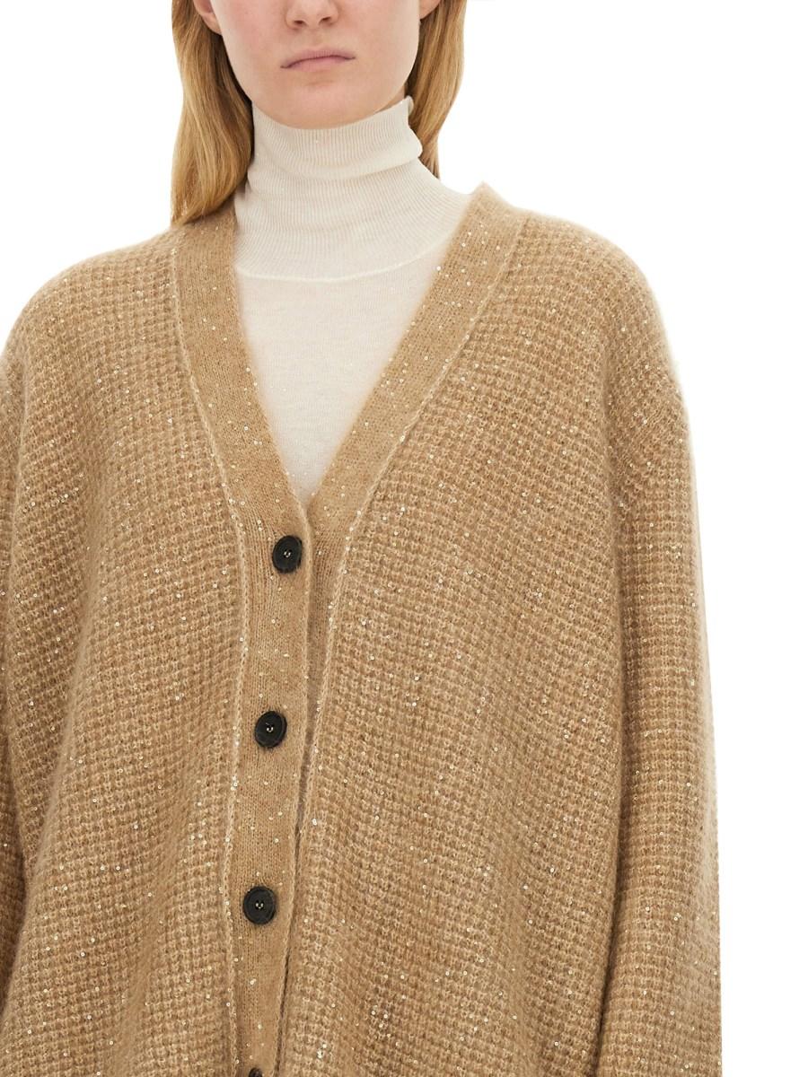 FABIANA FILIPPI CARDIGAN IN LANA CON BOTTONI