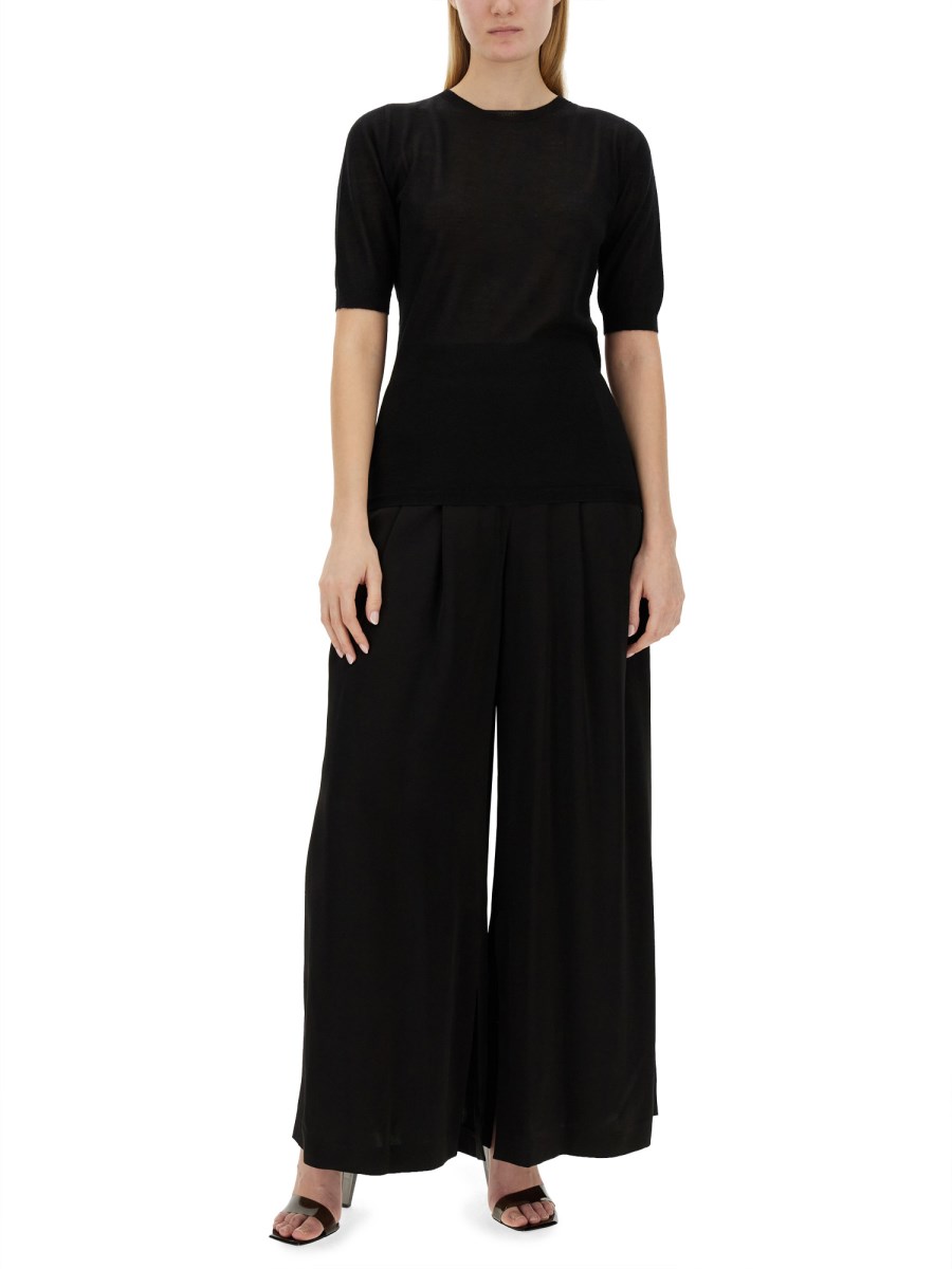 FABIANA FILIPPI MAGLIA A MANICA CORTA IN CASHMERE