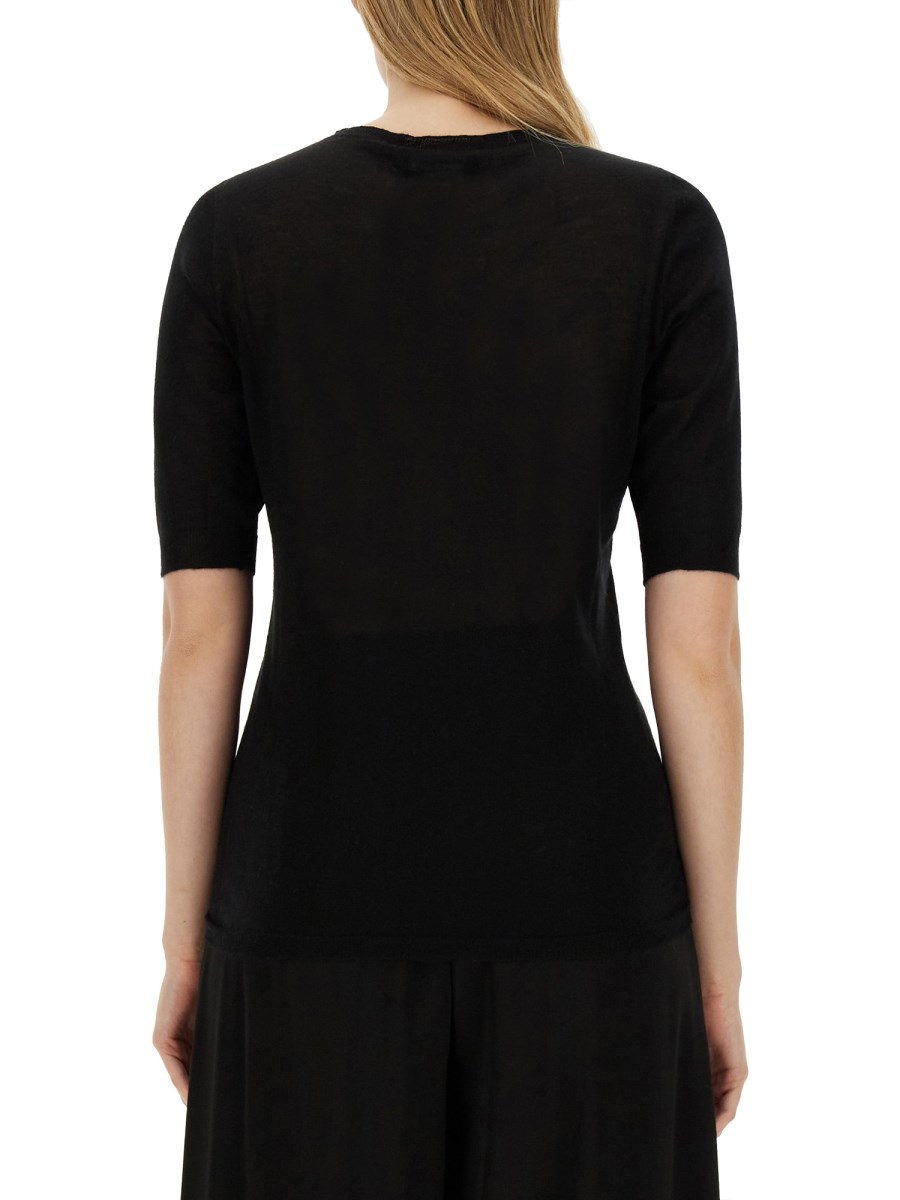 FABIANA FILIPPI MAGLIA A MANICA CORTA IN CASHMERE