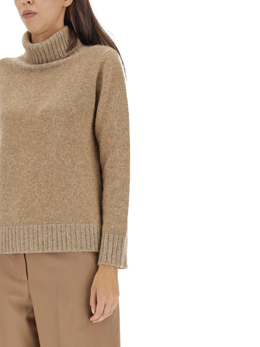 FABIANA FILIPPI MAGLIA CON COLLO ALTO IN LANA