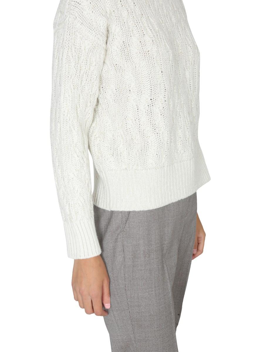 FABIANA FILIPPI MAGLIA IN MISTO LANA GIROCOLLO