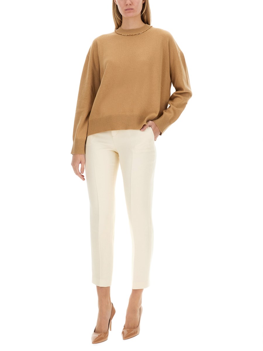 FABIANA FILIPPI MAGLIA IN PLATINUM CON PAILLETTES