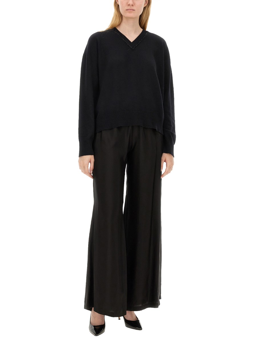 FABIANA FILIPPI MAGLIONE CON SCOLLO A V IN LANA
