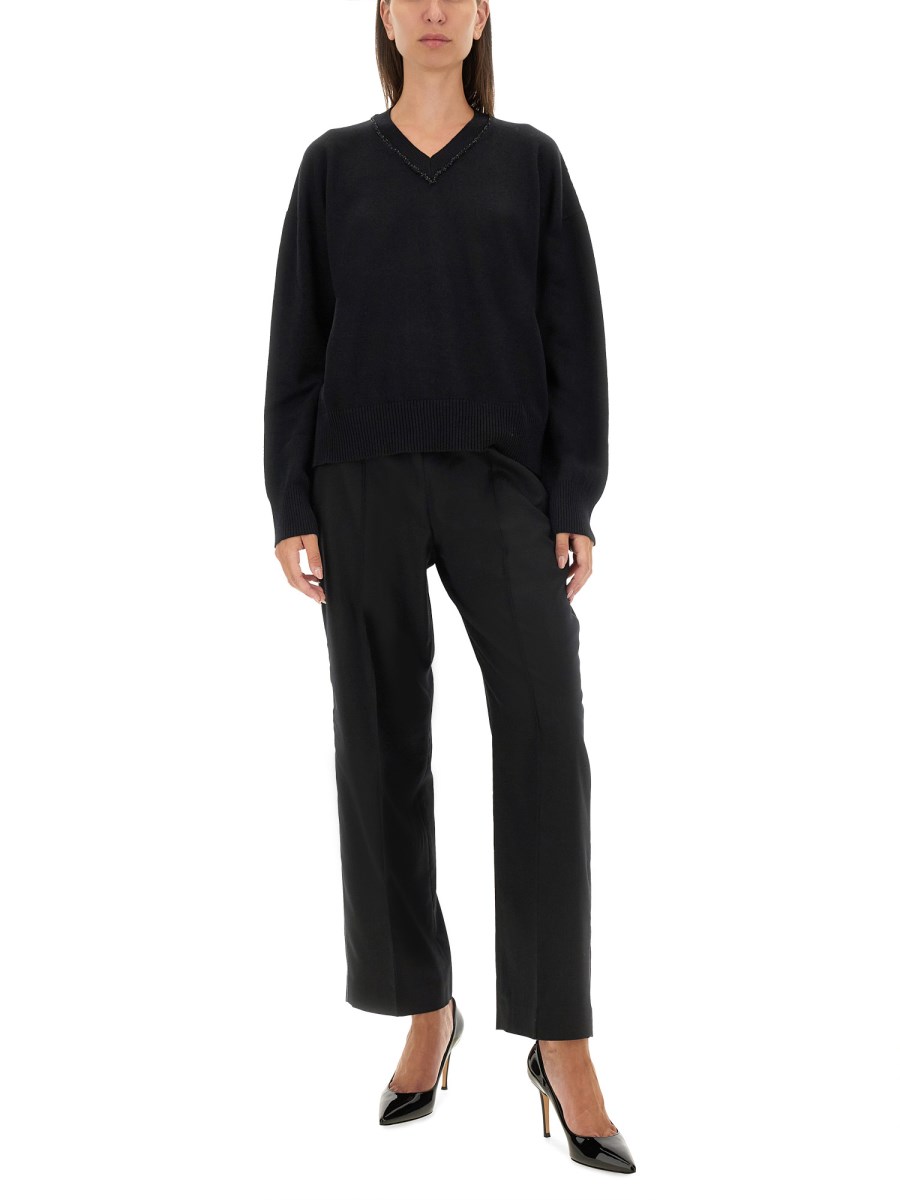 FABIANA FILIPPI PANTALONE IN MISTO LANA