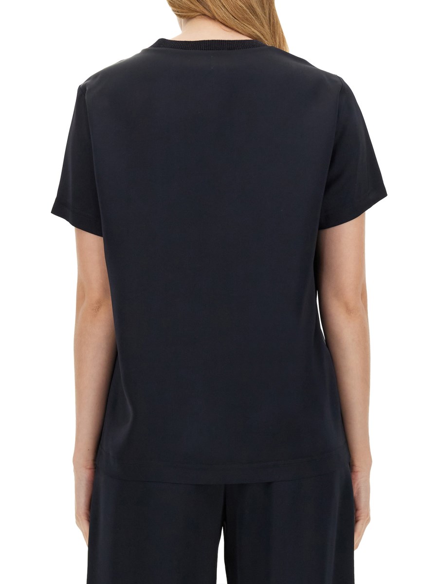 FABIANA FILIPPI T-SHIRT IN SATIN