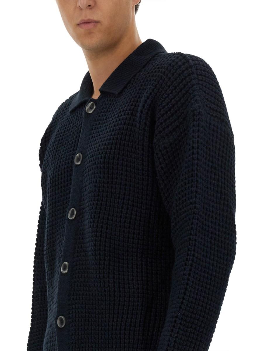 FAMILY FIRST CARDIGAN POLO IN MISTO LANA