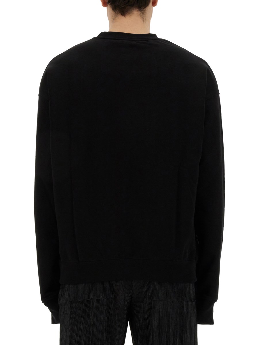 FAMILY FIRST FELPA IN COTONE CON RICAMO CUORE