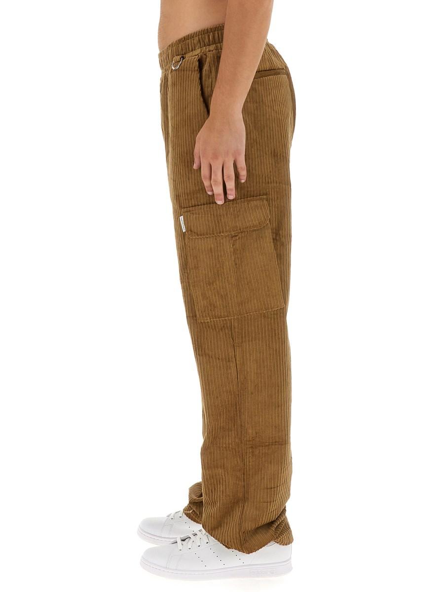 FAMILY FIRST PANTALONE CARGO IN VELLUTO