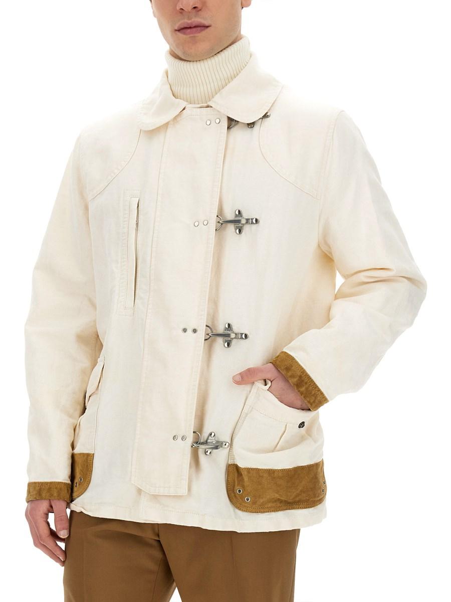 FAY GIACCA 4 GANCI IN COTONE