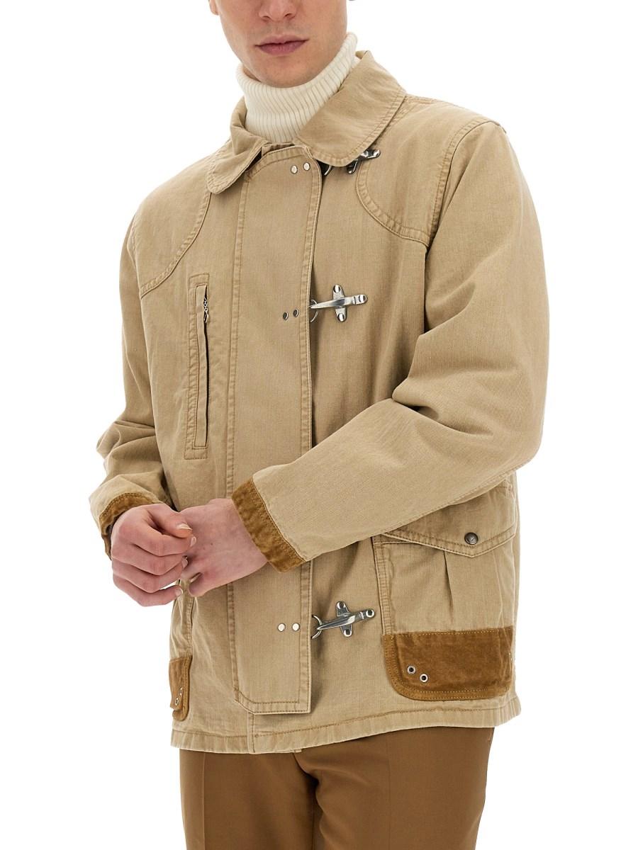 FAY GIACCA 4 GANCI IN COTONE