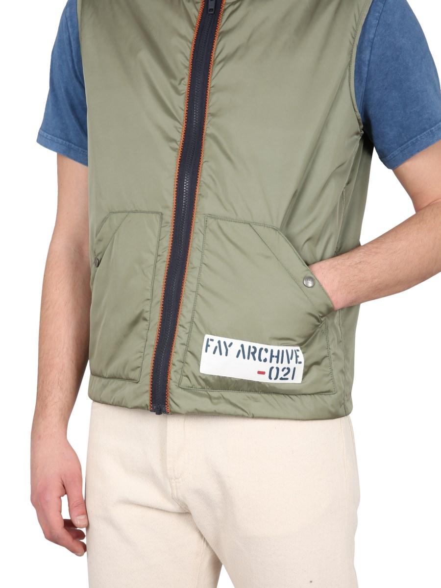 FAY GILET ARCHIVE IN TESSUTO TECNICO