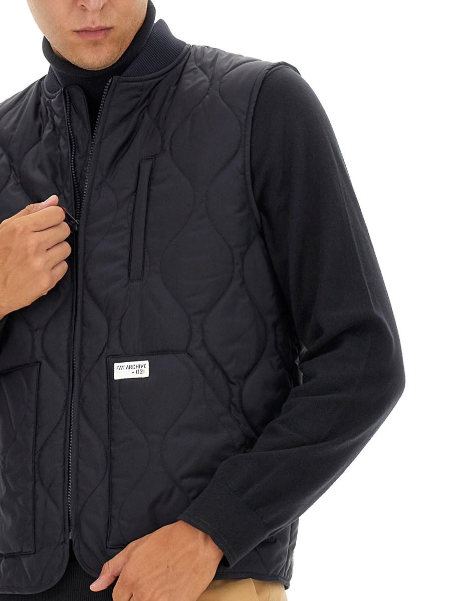 FAY GILET TRAPUNTANTO