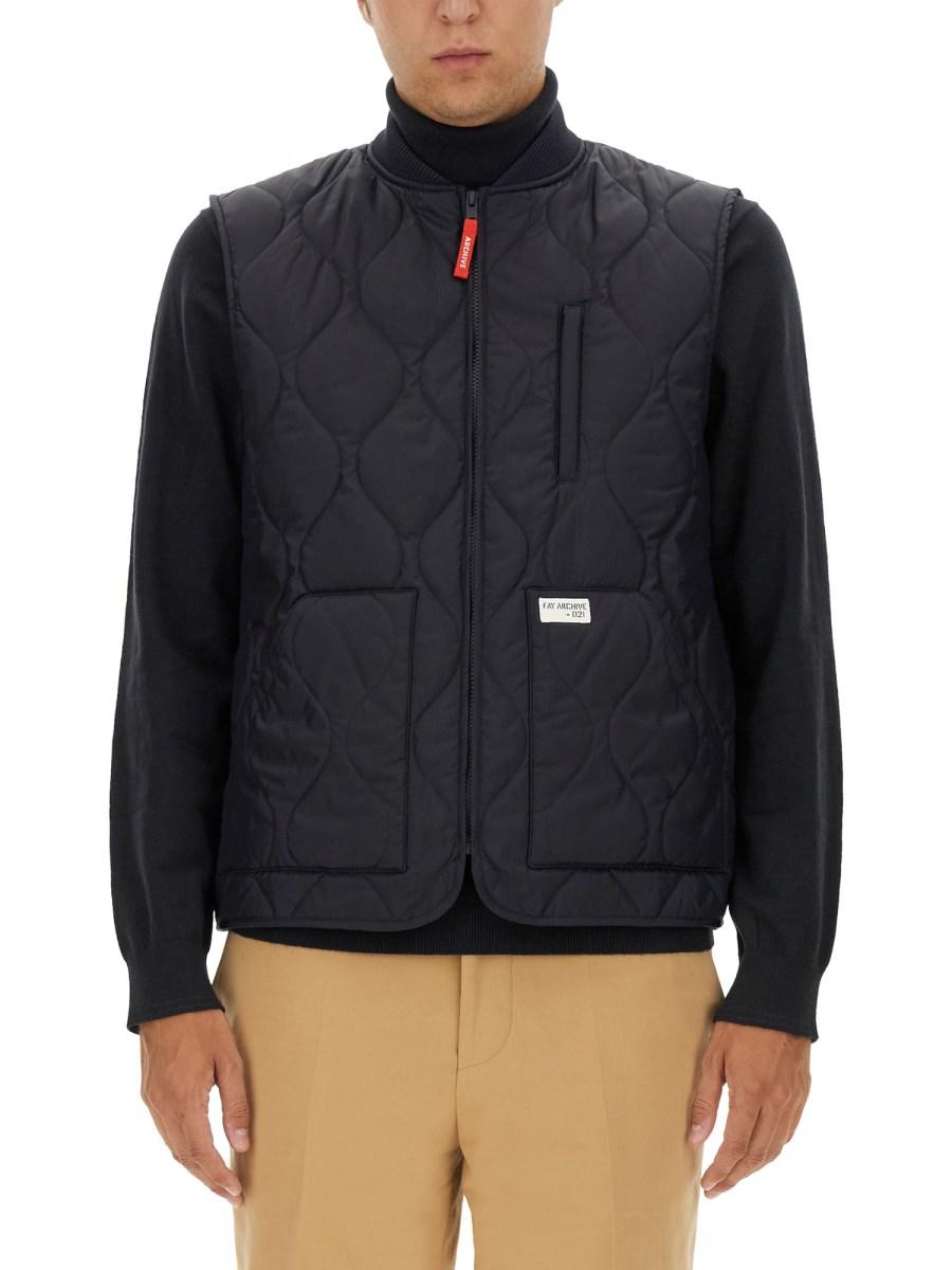FAY GILET TRAPUNTANTO