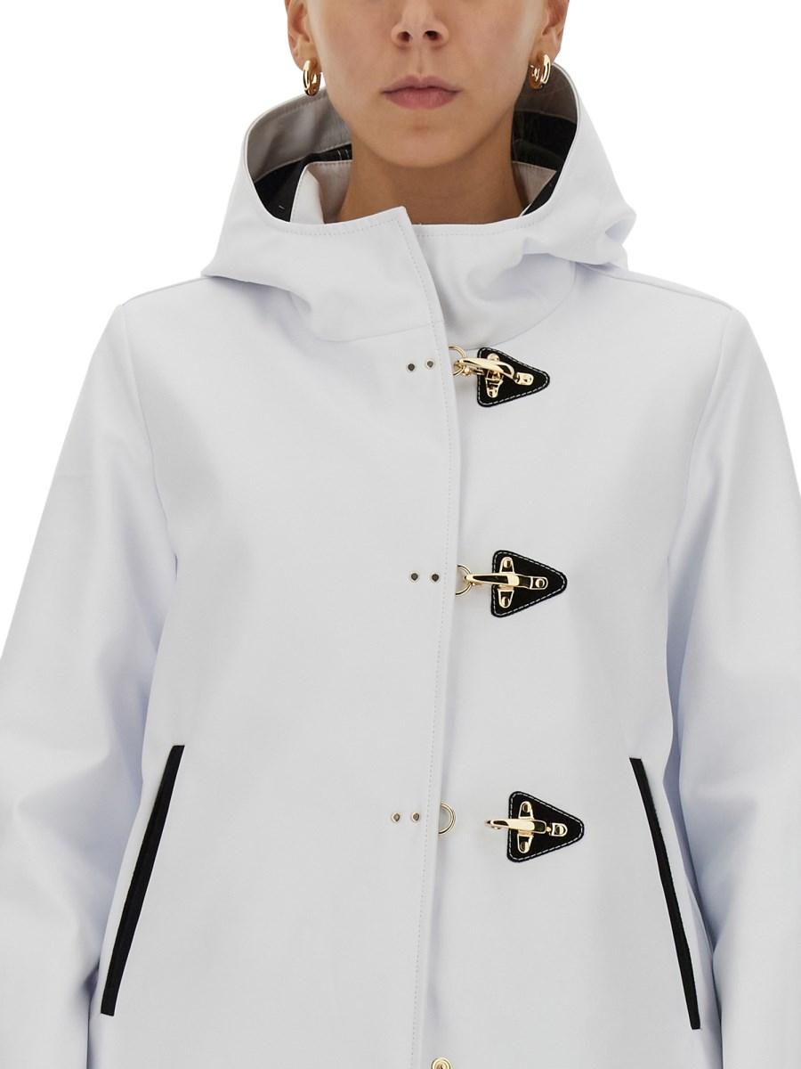 FAY PARKA TRE GANCI IN GABARDINE DI COTONE