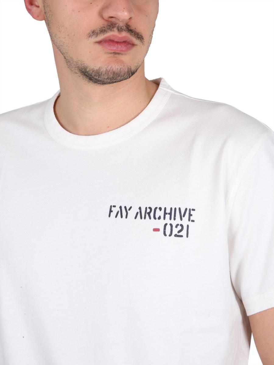 FAY T-SHIRT CON LOGO