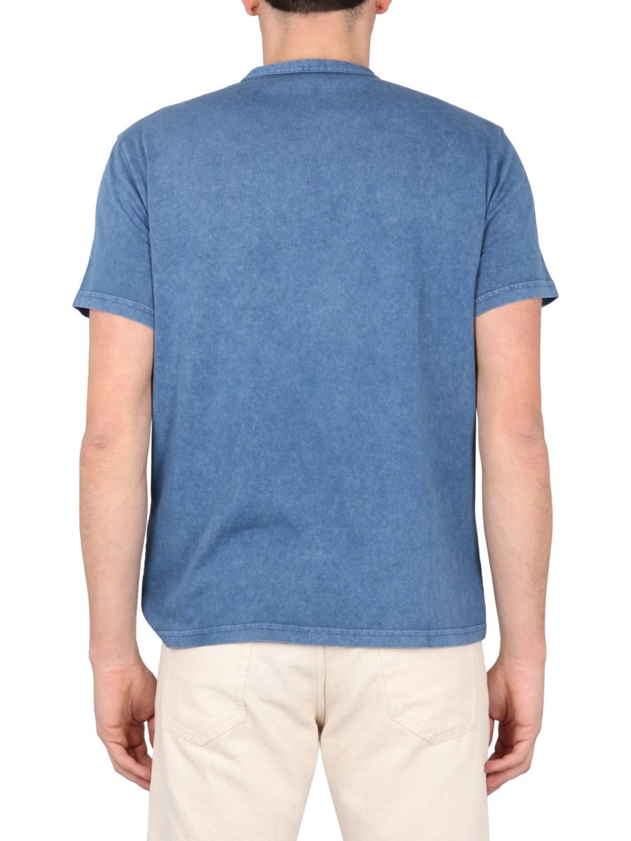 FAY T-SHIRT IN JERSEY DI COTONE CON STAMPA LOGO