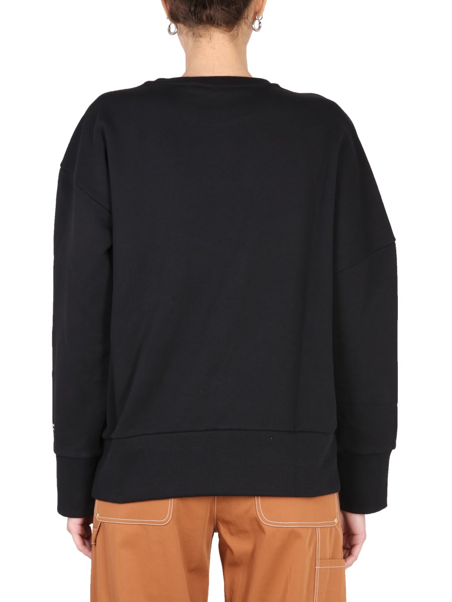 STELLA McCARTNEY FELPA CON DETTAGLIO CHAIN IN COTONE