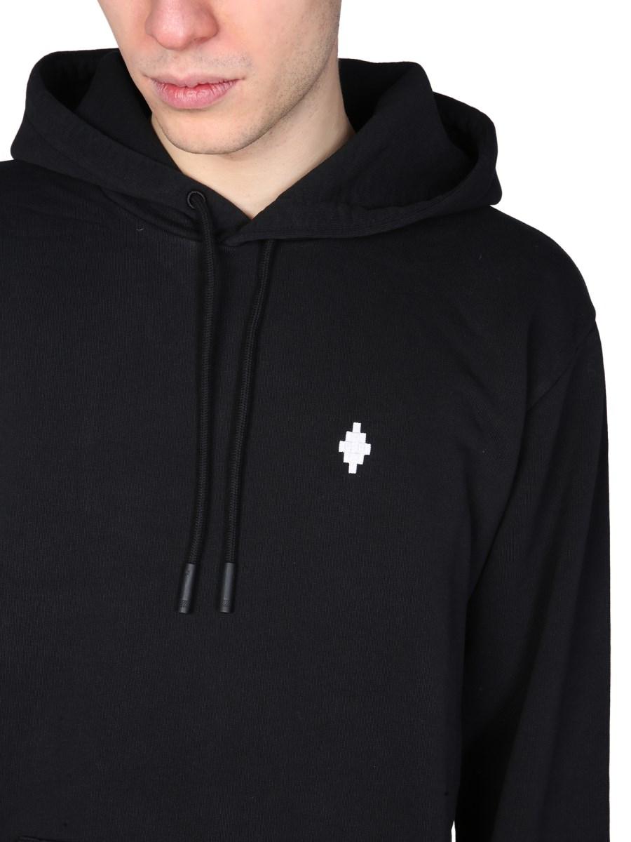 MARCELO BURLON COUNTY OF MILAN FELPA "CROSS" IN COTONE