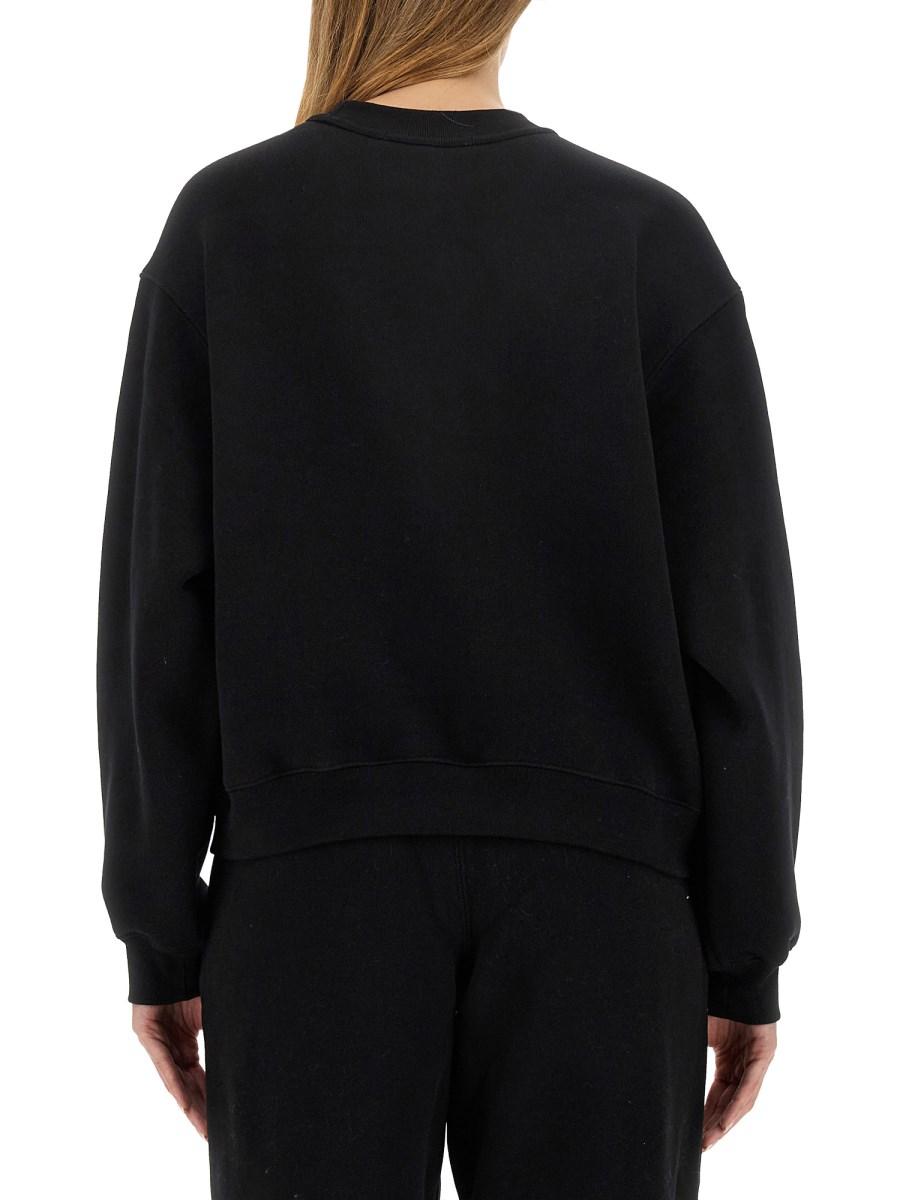 ALEXANDERWANG.T FELPA ESSENTIAL IN SPUGNA CON LOGO PUFF