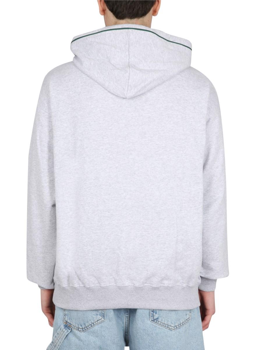 DRÔLE DE MONSIEUR FELPA IN COTONE CON CAPPUCCIO E LOGO