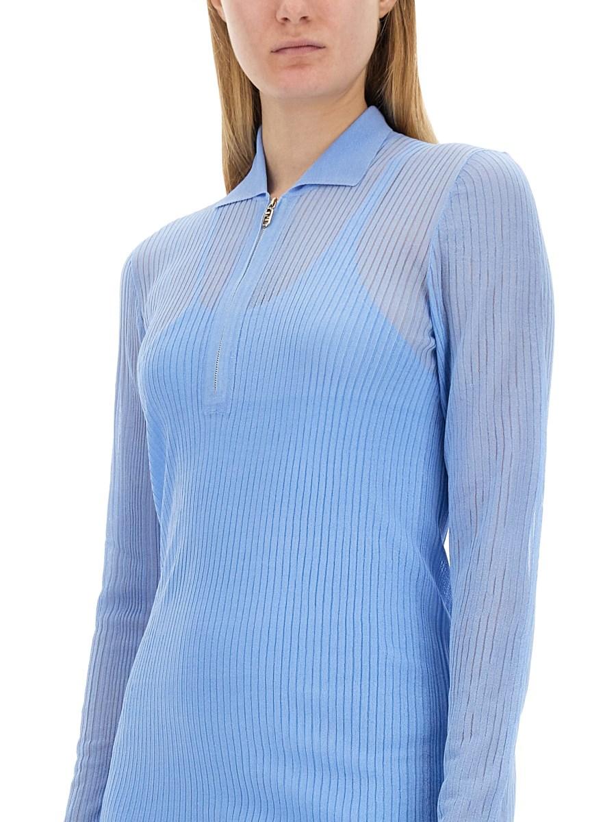 FENDI ABITO IN MAGLIA DI SETA