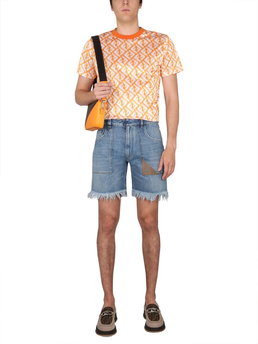 FENDI BERMUDA IN DENIM