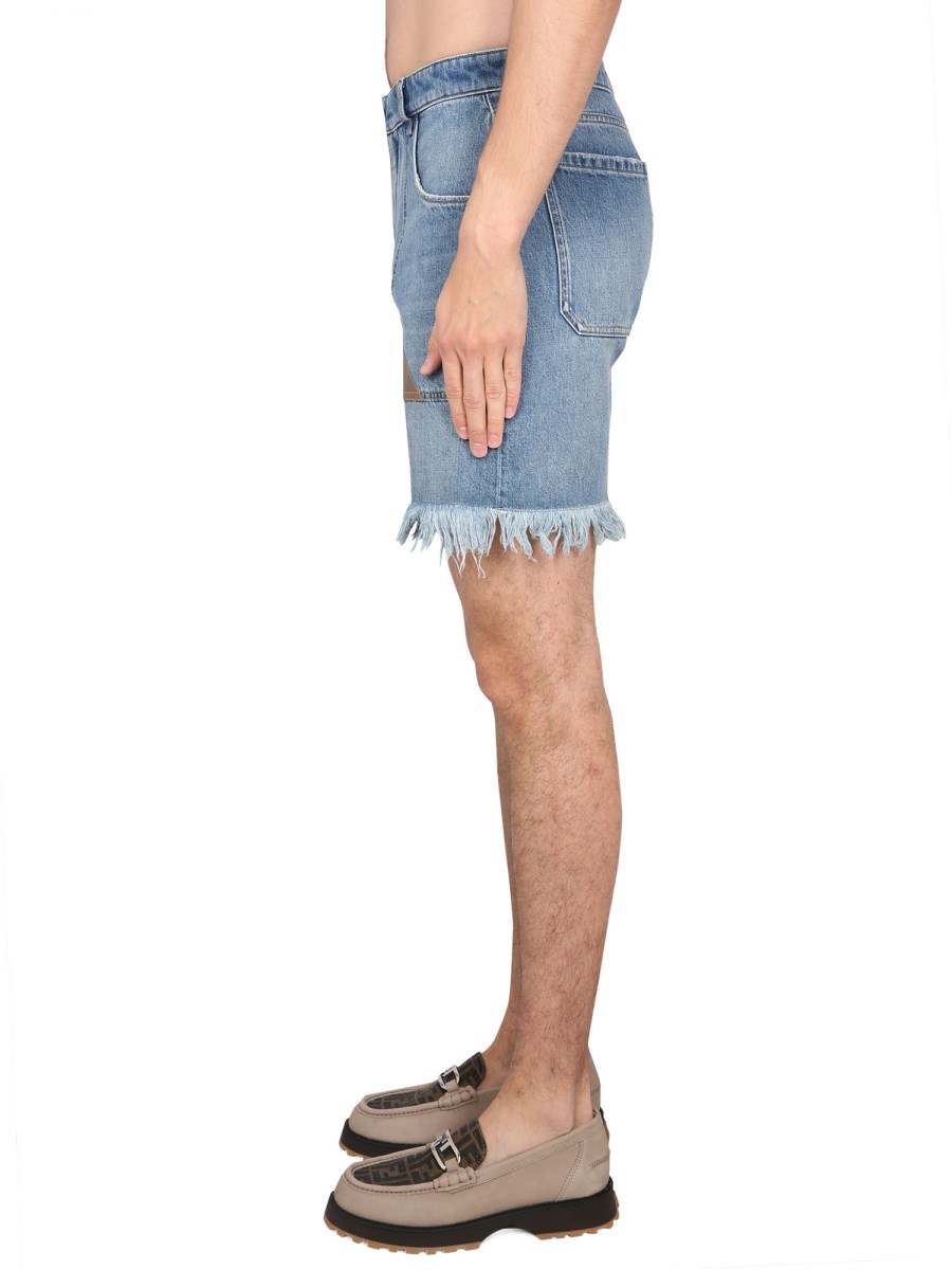 FENDI BERMUDA IN DENIM