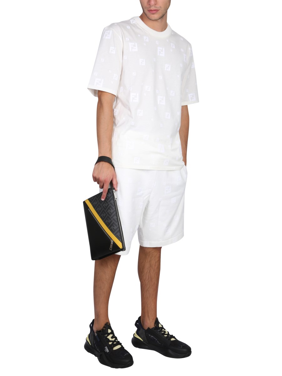 FENDI BERMUDA IN JERSEY