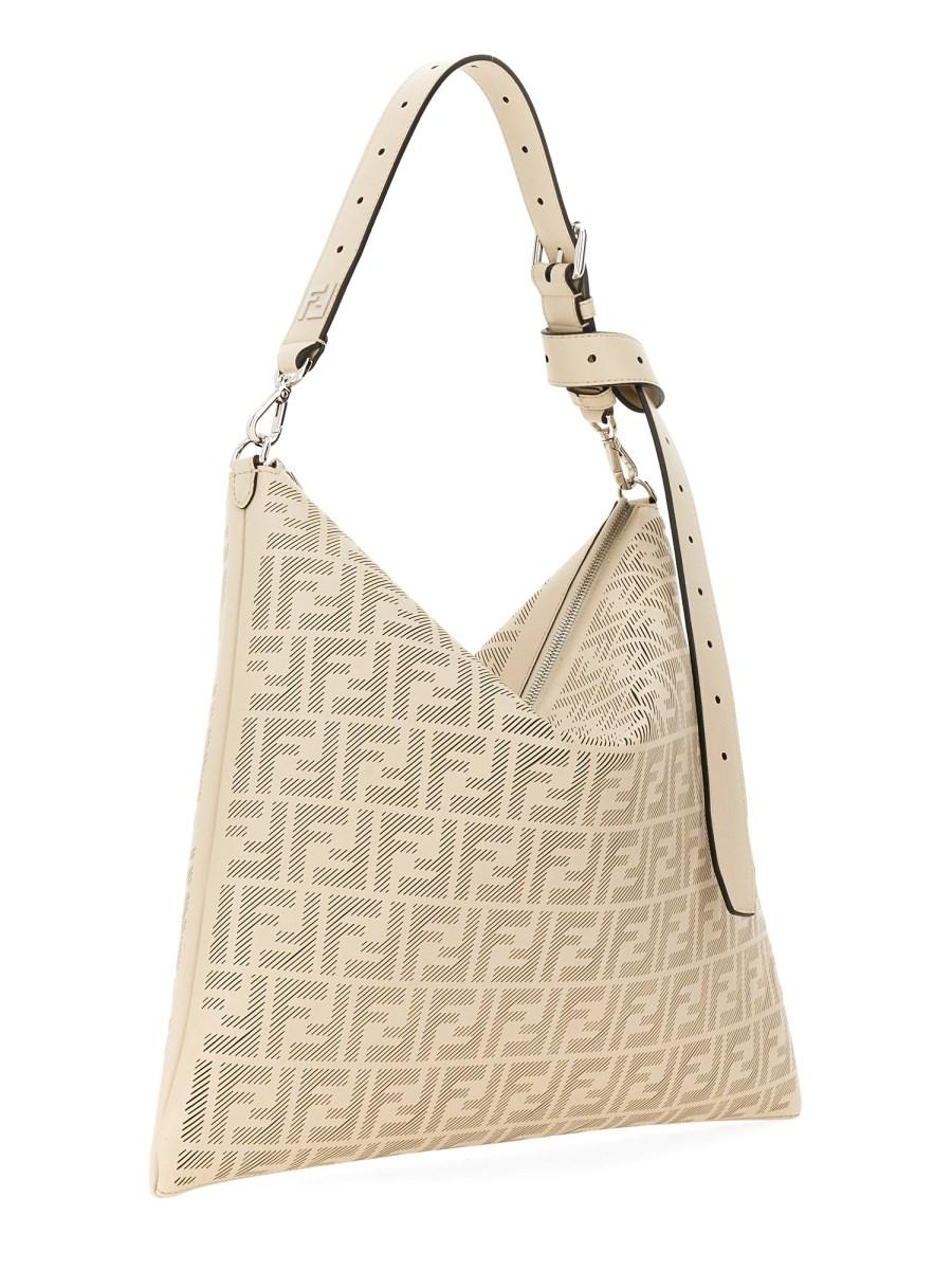 FENDI BORSA AFTER FF IN PELLE CAMELIA