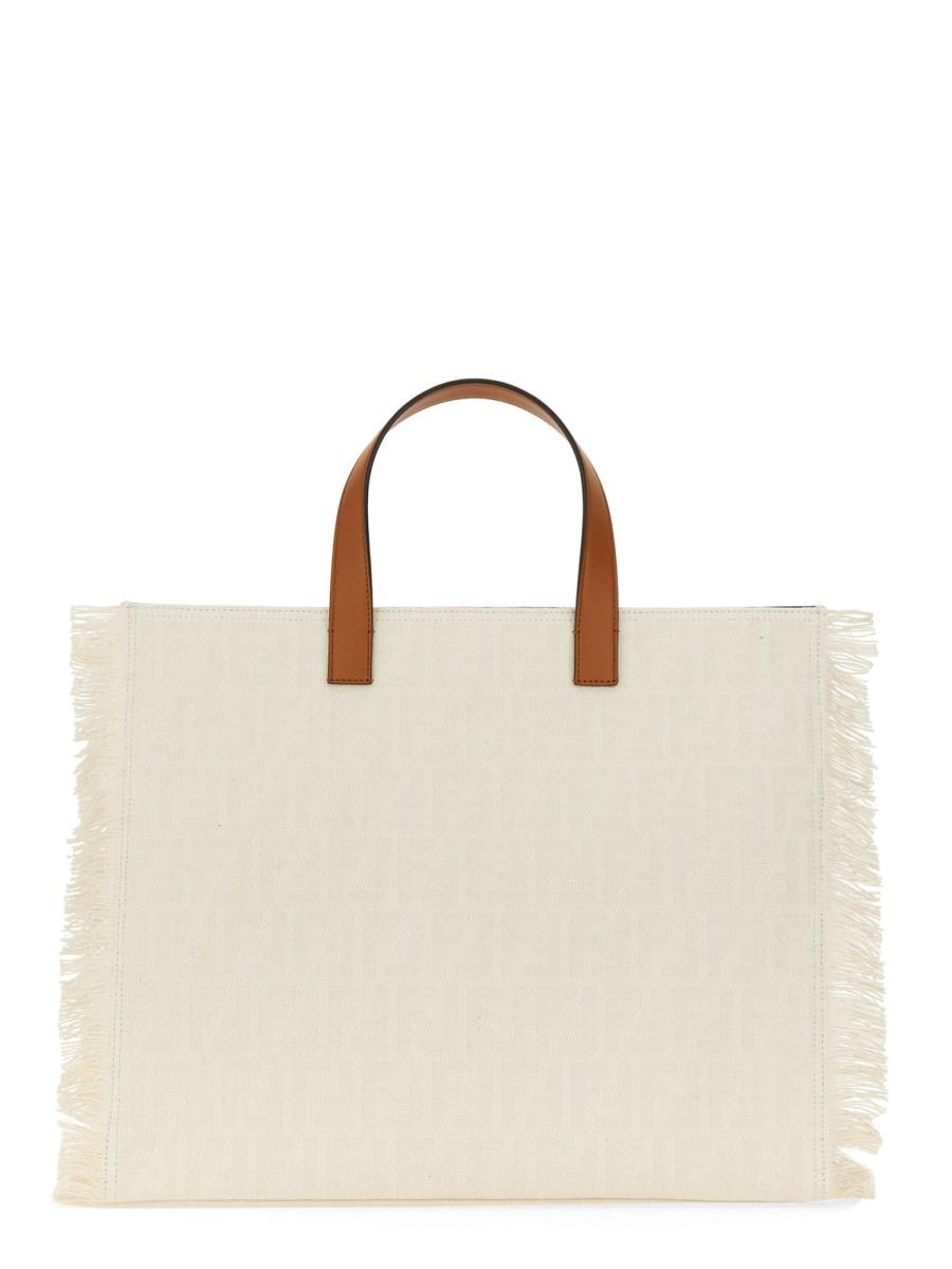 FENDI BORSA IN JACQUARD FF IN TELA DI COTONE