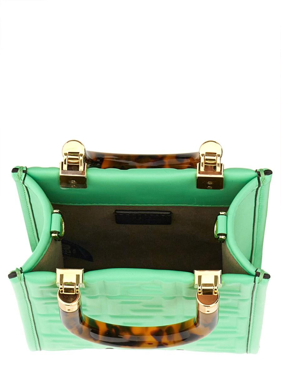 FENDI BORSA MINI SUNSHINE SHOPPER IN PELLE
